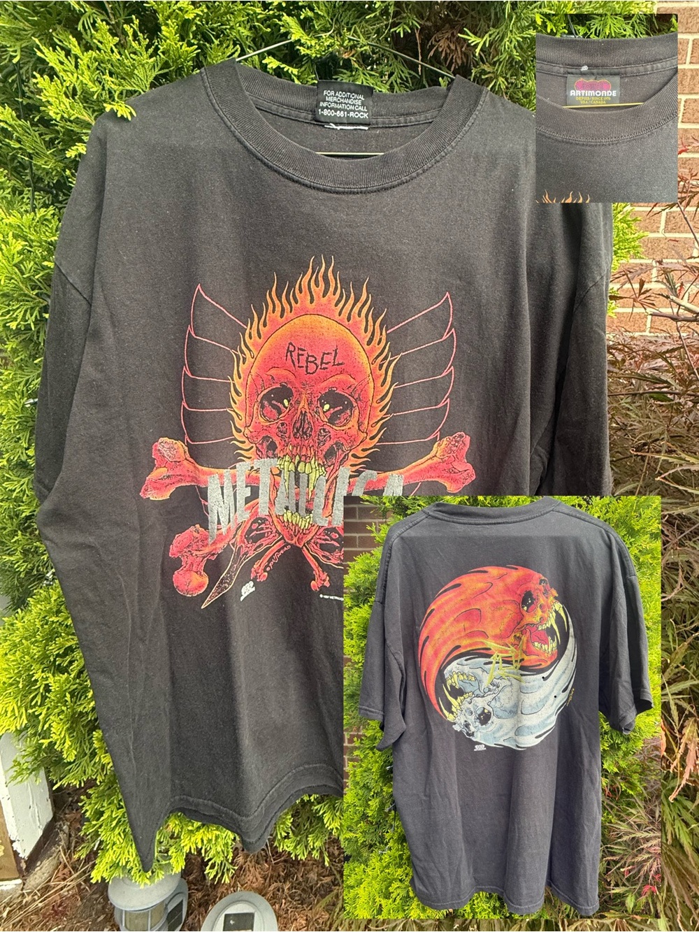 Rebel Skull Graphic Short Sleeve Tee - Black